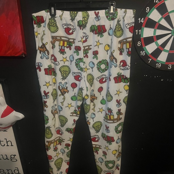 Dr Seuss The Grinch Fleece Sleep Lounge Pajama Pants Size 2X - Picture 4 of 4
